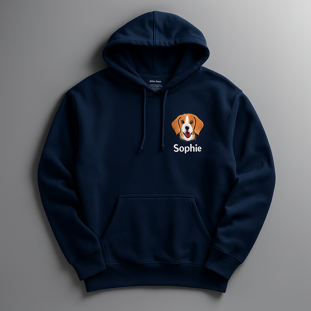 Custom Embroidered Dog Hoodie
