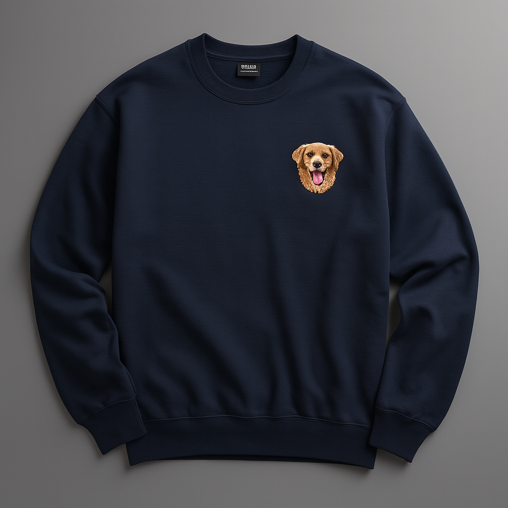 Custom Embroidered Dog Sweatshirt