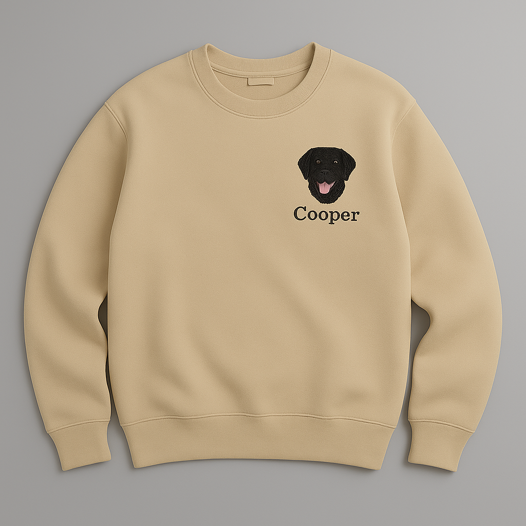 Custom Embroidered Dog Sweatshirt
