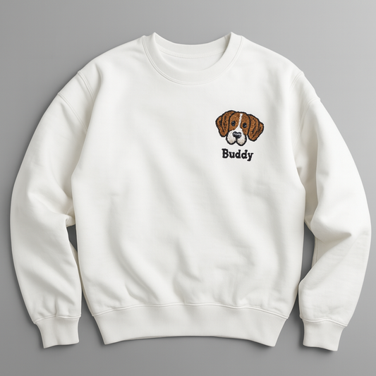 Custom Embroidered Dog Sweatshirt
